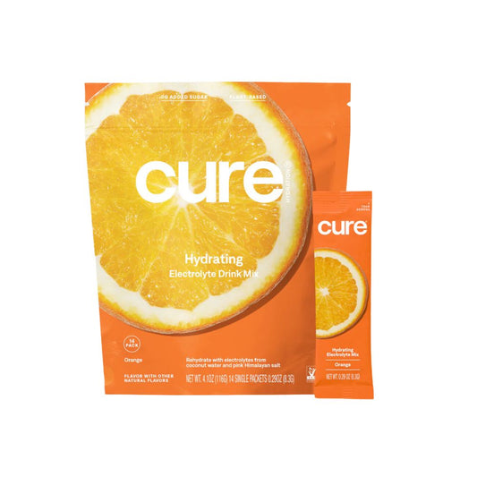 Hydratisierender Elektrolytmix (Orangengeschmack) - Cure Hydration