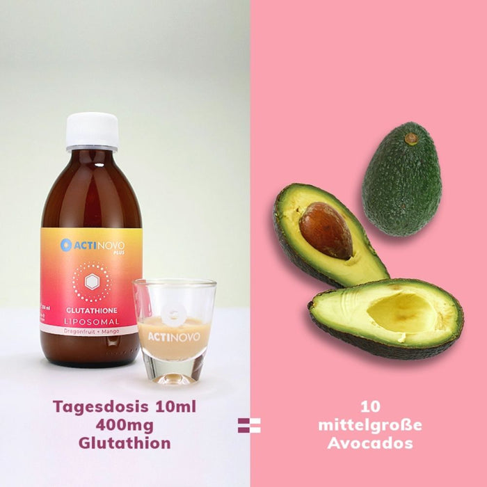 Liposomales Glutathion - Drachenfrucht & Mango